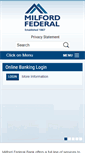 Mobile Screenshot of milfordfederal.com