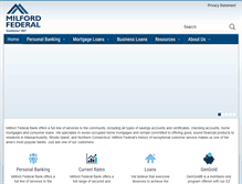 Tablet Screenshot of milfordfederal.com